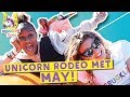 HOE SNEL IS MAY MET DE OPDRACHTEN? | UNICORN RODEO #8 | TinaTV
