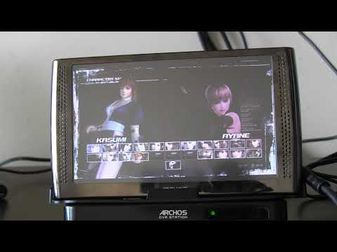 Archos 7 review + DVR dock demo recording PS3 games - 320GB tablet with A/V recording inputs!