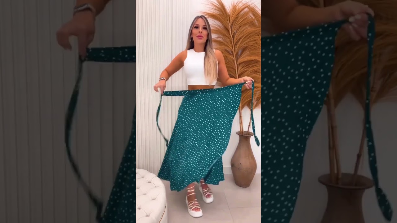 3 formas de amarrar a saia envelope!