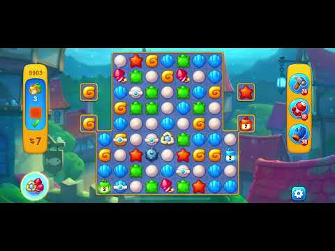 Fishdom Gameplay level 9903 - Hard Level - No Boosters