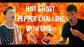 Hot Ghost Pepper Challenge With Uno!  * WE RUINED OUR TONGUES!*