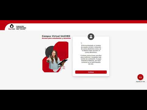 Restablecimiento de contraseña campus virtual