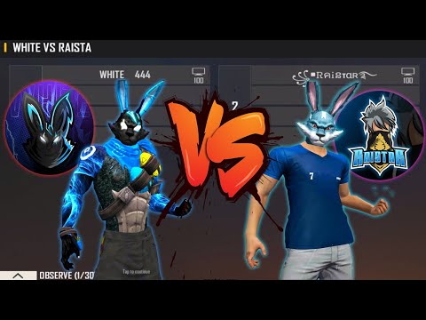 WHITE 444 VS RAISTAR | 1V1 INDIAN ONE TAP KING VS MENA ONE TAP KING - THE MOST DANGEROUS ROOM