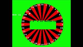 Roulette for the BBC Micro