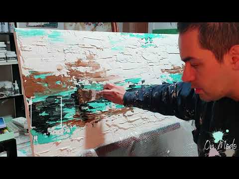 Como hacer un cuadro abstracto con textura?