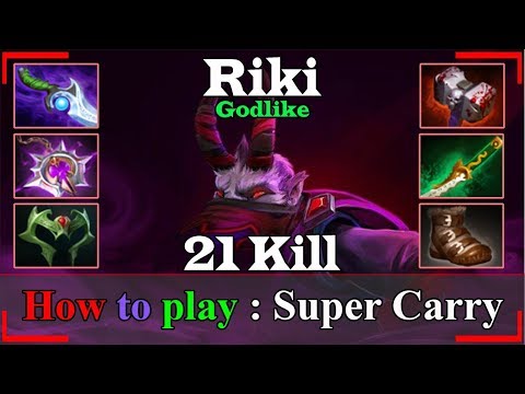 Godlike [Riki] Power of New Riki Offlane Mass Gank 7.24b Dota 2 | Rikimaru [Stealth Assassin] Dota 2