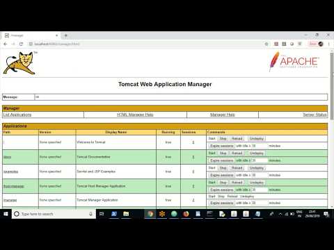 Deployment in Tomcat Through Manager App -  Session 2