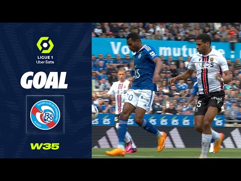 Goal Habib DIALLO (1' - RCSA) RC STRASBOURG ALSACE - OGC NICE (2-0) 22/23