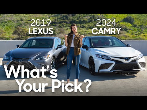 Luxury or Low-Key? 2019 Lexus ES vs. 2024 Toyota Camry