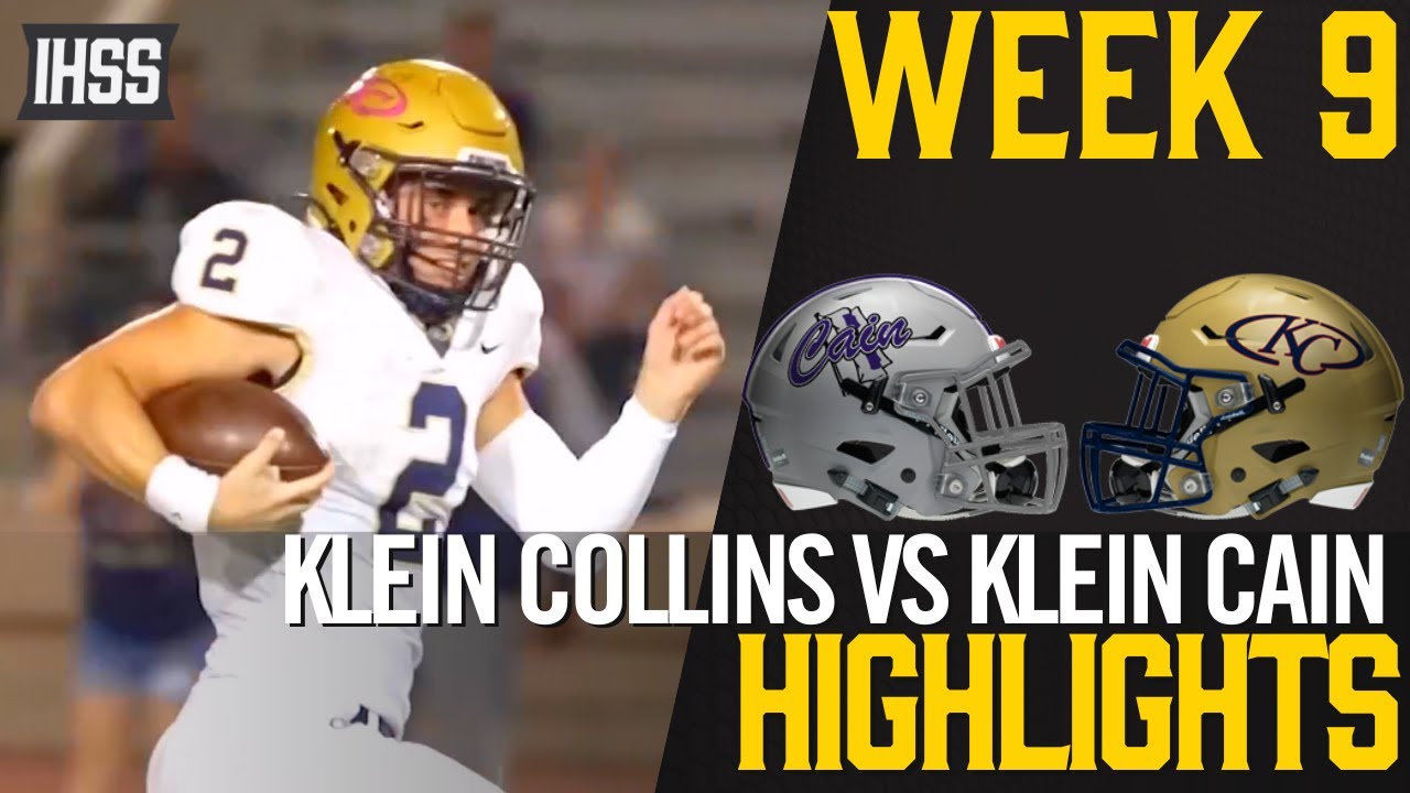 Klein Collins vs Klein Cain - 2023 Week 9 Football Highlights