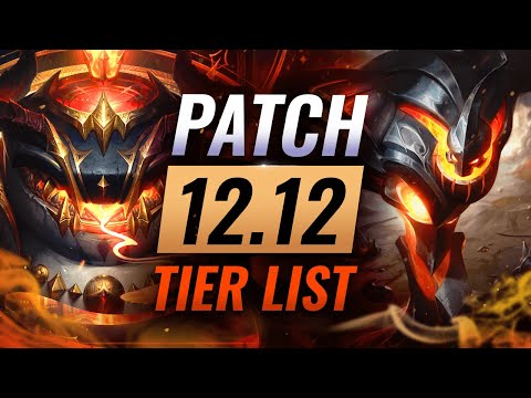 FULL PATCH 12.12 Rundown: Tier List + Changes - League of Legends