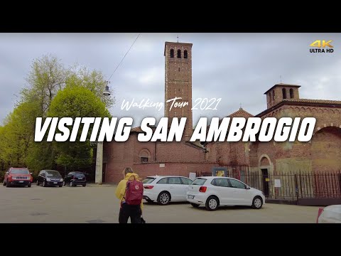 Patron of MIlan -  Basilica di Sant'ambrogio | Exploring the City | Travel guide | 4K 60fps | 2021
