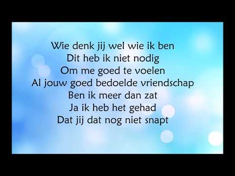 Nelis Leeman - Wie denk jij wel wie ik ben + lyrics