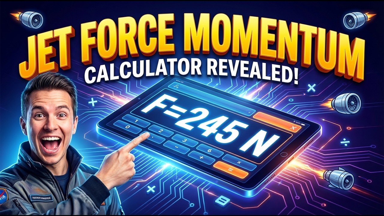 Jet Force Momentum Interactive Calculator
