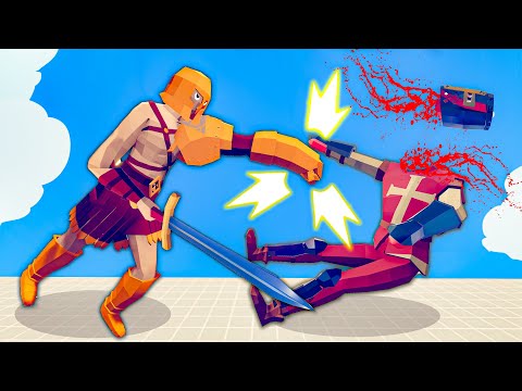 NEW GLADIATOR  vs EVERY UNITS | Totally Accurate Battle Simulator-TABS
