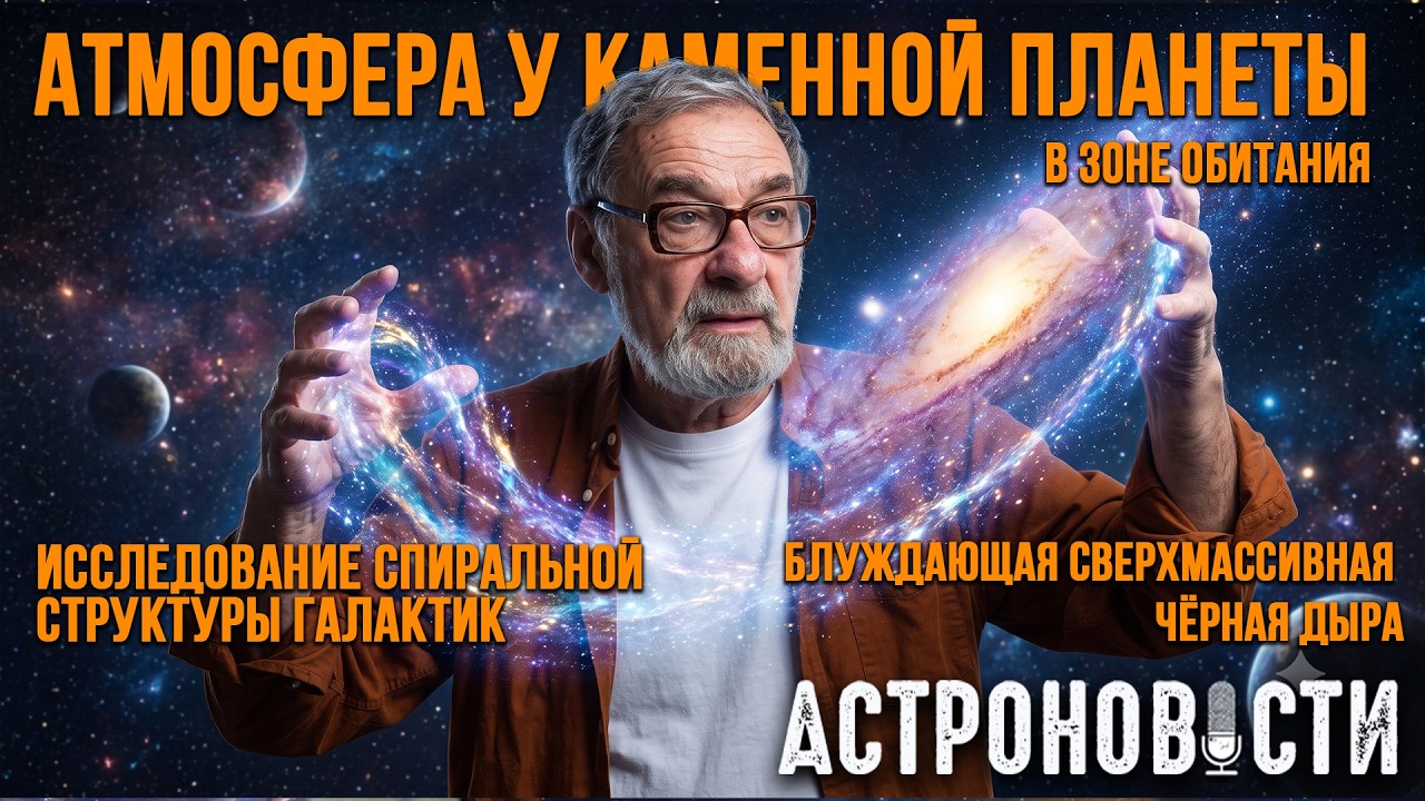 Спиральные галактики, атмосфера у планеты в зоне обитания и блуждающая чёрн?