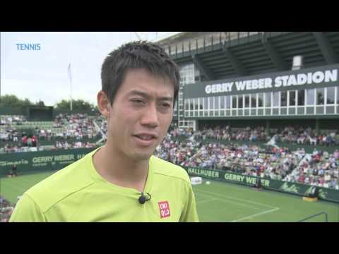 Kei Nishikori Excited To Hit The Grass - Halle 2015