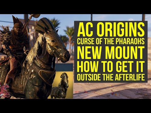 Assassin's Creed Origins DLC New Mount ETERNAL MAW How To Get It (AC Origins Curse of the Pharaohs) Video
