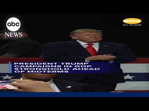 President Trump campaigns in GOP stronghold ahead of midterms