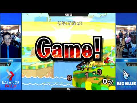 NGPU 29 SSBM - Klaps (C. Falcon) vs. Yasu (Marth) - Melee WR4