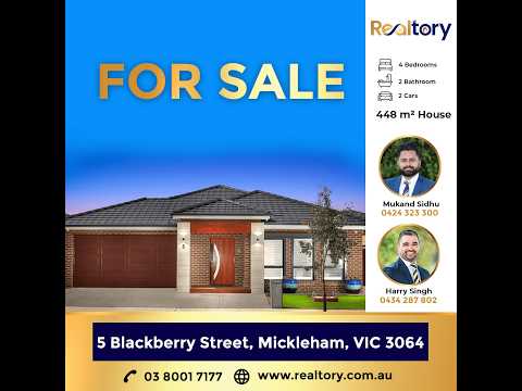 5 BLACKBERRY STREET, Mickleham, VIC 3064, 4 Kuwarto, 2 Banyo, House