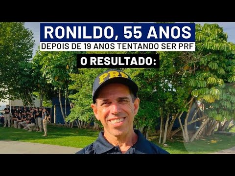 Ronildo (55 anos) e a PRF, uma história de superação a ser seguida