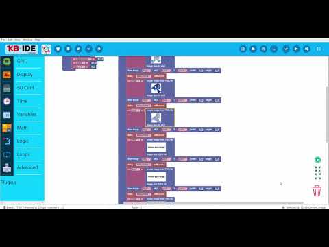 KBIDE - Sprite Animation TTGO T-Watcher v1.2