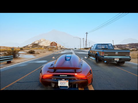 GTA 5 4K Ultra Graphics Gameplay (8K ULTRA HD)