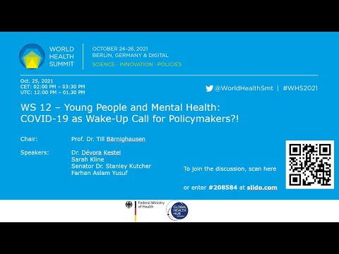 WS 12 - Young People and Mental Health: COVID-19 as Wake-Up Call for Policymakers?!