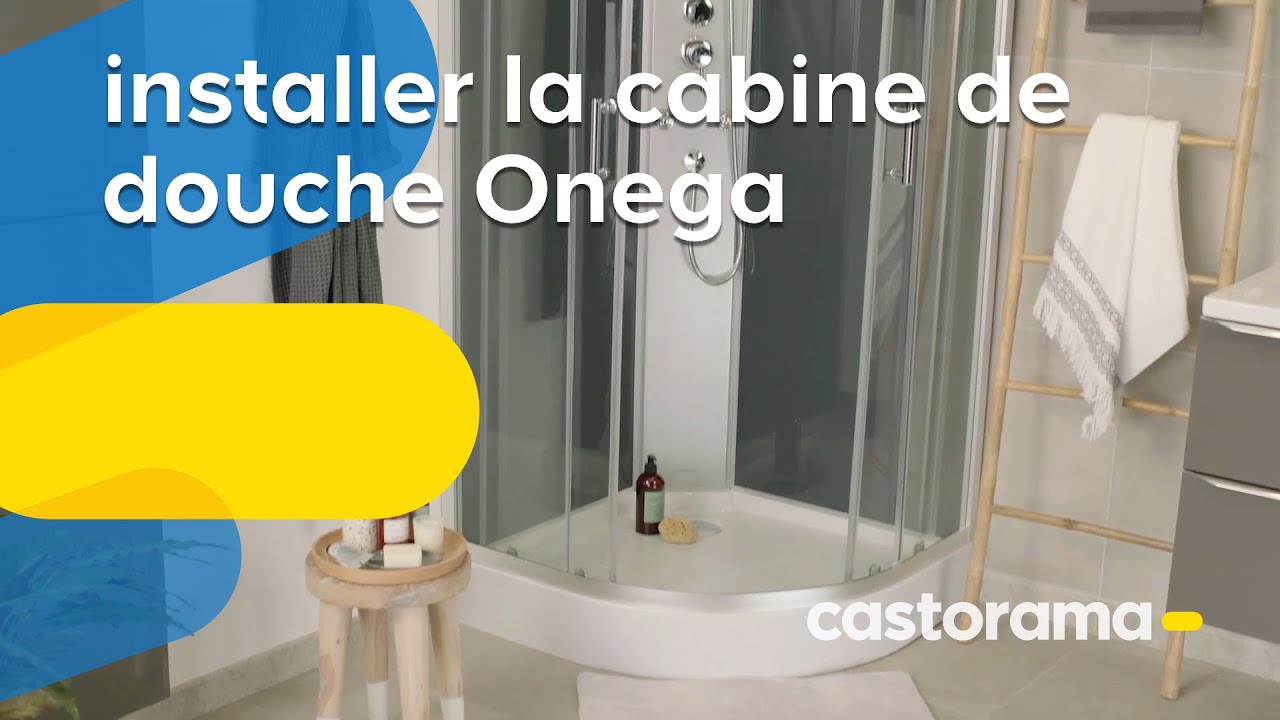 Comment installer la cabine de douche Onega Goodhome - Castorama