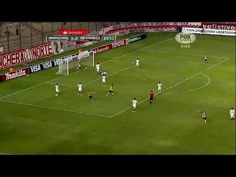 Universitario 3 - 3 The Strongest Copa Libertadores 2014