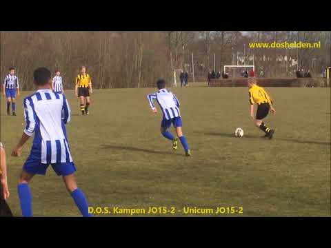 Doshelden Kampen: 10-03-2018 Dos Kampen JO15-2 - Unicum JO15-2 (3-0)