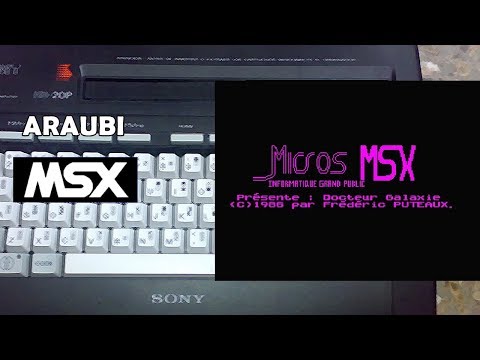 Docteur Galaxie (1986, MSX, Micros MSX, Frédéric Puteaux)