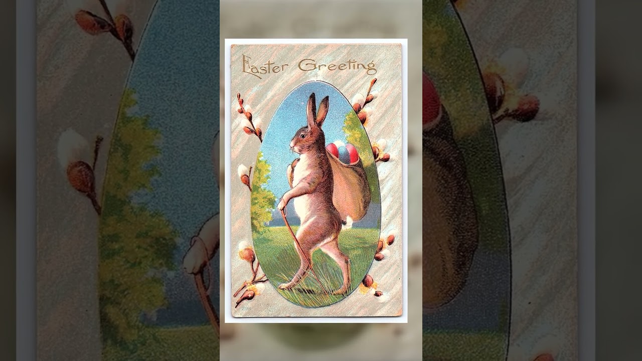 Easter Greeting, Divided Back Postcard, Huron, SD, 1912 Video