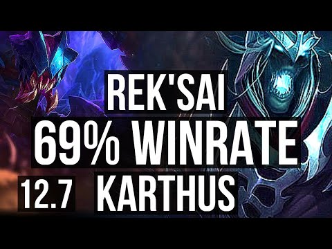 REK'SAI vs KARTHUS (JNG) | 10/0/5, 69% winrate, Legendary | KR Diamond | 12.7