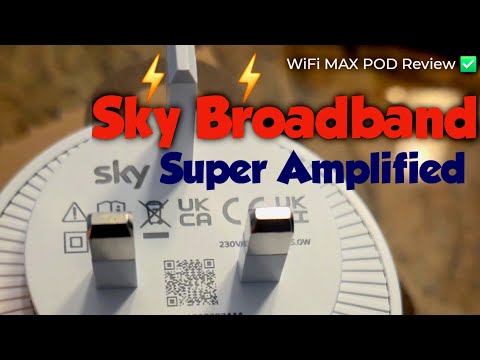 🔥 Sky Broadband WiFi MAX | FREE WiFi Booster Unboxing, Installation & Testing! ✅