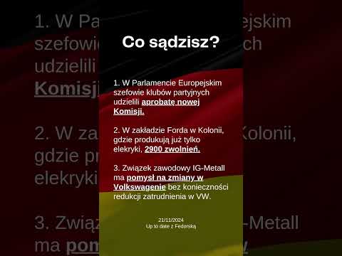 Up to date z Fedorską 21/11/2024