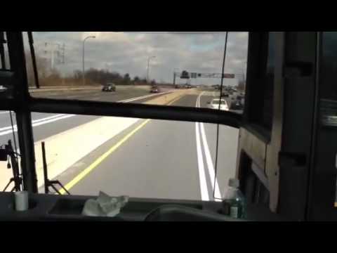 Car crashes into bus's