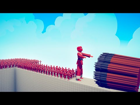 CAN 100x BOXER + GIANT CROSS THE BRIDGE? - TABS | Totally Accurate Battle Simulator 2022