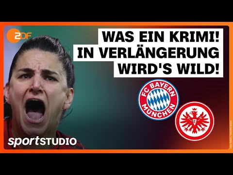 FC Bayern München - Eintracht Frankfurt | DFB-Pokal Frauen 2024/25, Viertelfinale | sportstudio