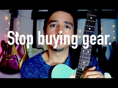 Guy who sells guitars tells you to stop buying gear.