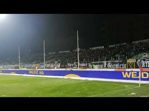 "CHODŹCIE DO LASU" - chodźcie mnie was tutaj potrzeba - kibice Zagłębia i GieKSy w Sosnowcu 04.02.22