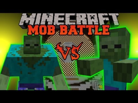 EPIC Mutant Zombie vs Giant Zombie Battle!