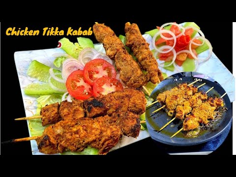 Chicken Tikka Kabab | Chicken Tikka Recipe | Tandoori chicken Tikka Kabab Without Oven