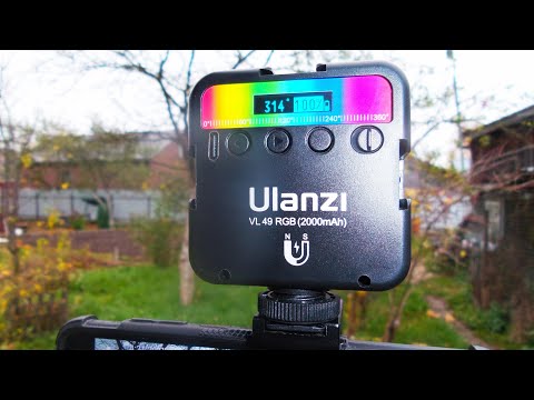 RGB LED накамерный свет Ulanzi VL49 / RGB LED on-camera light Ulanzi VL49