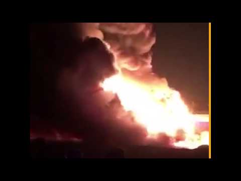 كارثة أخرى.. انفجار خزان الوقود بسبب حريق بنزينة العاشر من رمضان