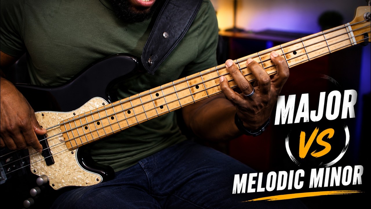 Major Scale vs Melodic Minor (Hear The Difference)