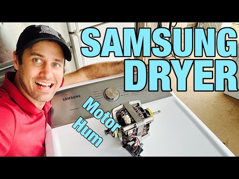 Why This Samsung Dryer Motor is Humming | Quick Motor Fix | DVE50R5200W/A3 | DC31-00055H Motor