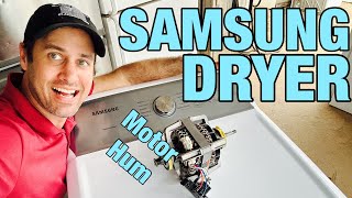 Why This Samsung Dryer Motor Is Humming | Quick Motor Fix | DVE50R5200W/A3 | DC31-00055H Motor