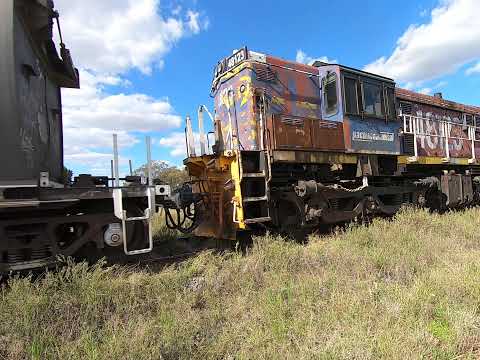 48156 & 48123 at Middlefield NSW.  Sun 04th Apr 2021